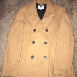 OLD NAVY BROWN PEACOAT